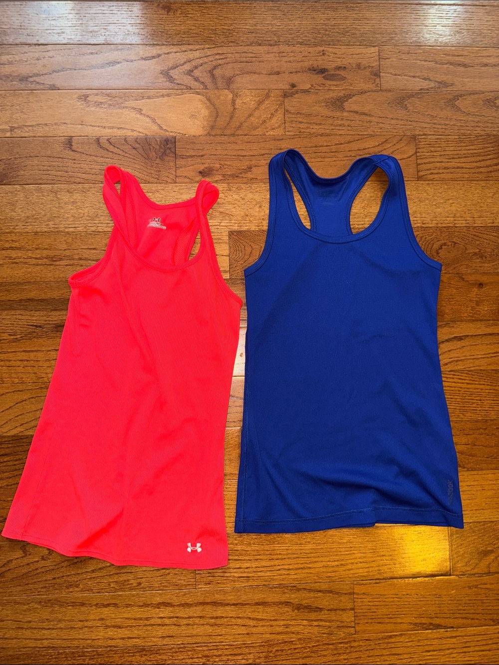 Under Armour Women’s Racerback Tank Tops in Red & Blue